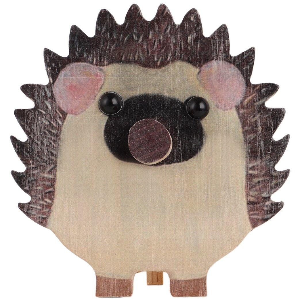 Wooden Hedgehog Glasses Holder, Creative Pet Eyeglasses Holder, Cute Handmade Wooden Glasses Frame for Home, Office, Desk, and Nightstand, Handmade Sunglasses Display Stand